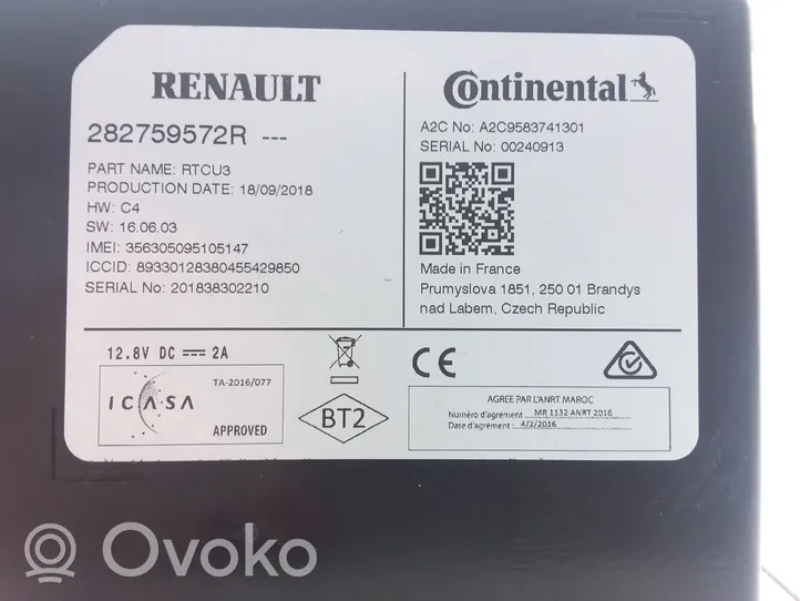 Renault Zoe Altre centraline/moduli 282759572R