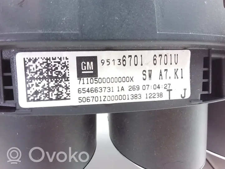 Opel Mokka X Licznik / Prędkościomierz 95136701