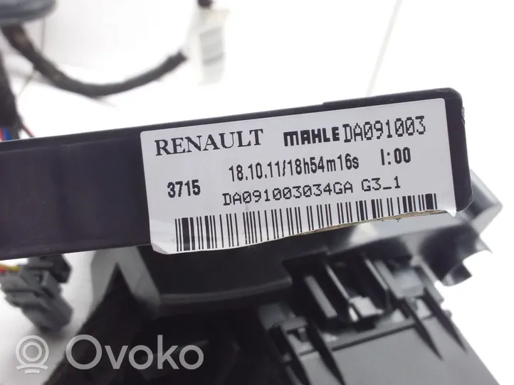 Renault Zoe Sähköinen ohjaamon lämmittimen säteilylämmitin DA072002639