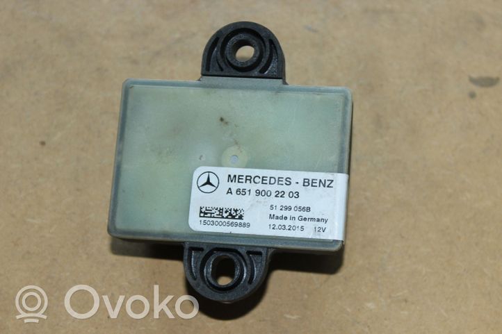 Mercedes-Benz A W176 Hehkutulpan esikuumennuksen rele A6519002203