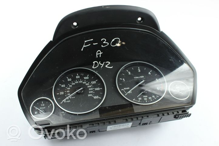 BMW 3 F30 F35 F31 Nopeusmittari (mittaristo) 9365920