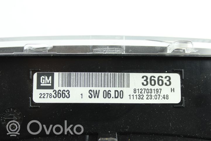 GMC Terrain Tachimetro (quadro strumenti) 22783663