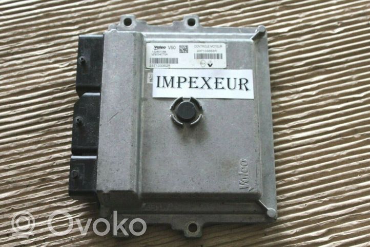 Renault Clio IV Komputer / Sterownik ECU i komplet kluczy 237103352R