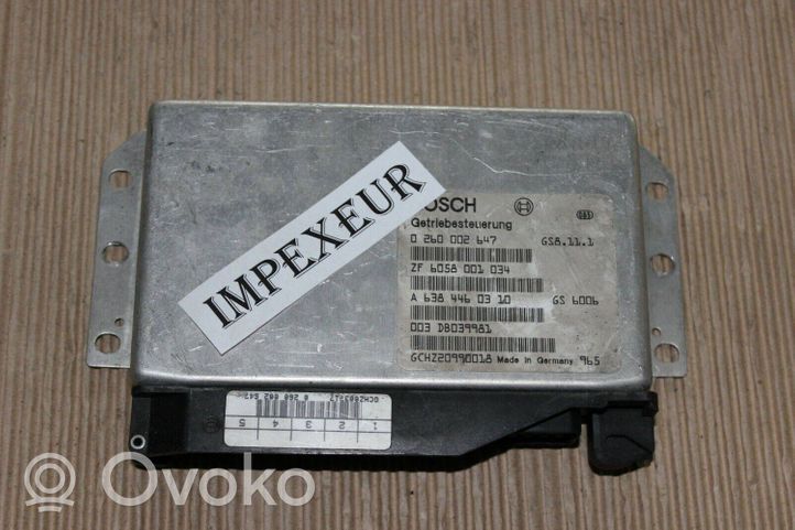 Mercedes-Benz Vito Viano W638 Module de contrôle de boîte de vitesses ECU A6384460310