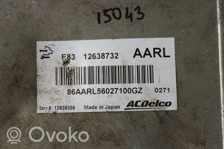 Opel Meriva B Unité de commande, module ECU de moteur 12638732