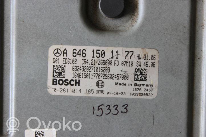 Mercedes-Benz Vito Viano W639 Sterownik / Moduł ECU A6461501177