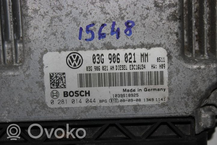 Volkswagen Golf Plus Sterownik / Moduł ECU 03G906021MM