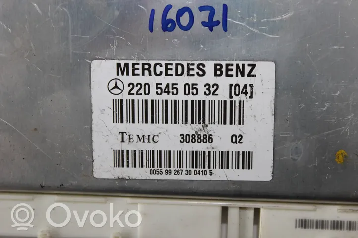 Mercedes-Benz S W220 Centralina/modulo del motore 2205450532
