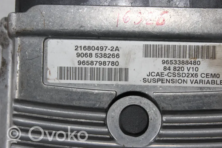 Peugeot 407 Pakabos valdymo blokas 9658798780