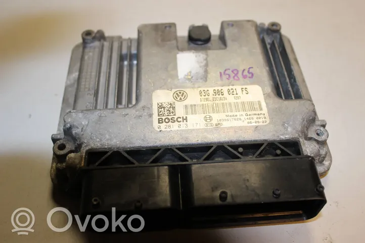 Volkswagen Eos Calculateur moteur ECU 03G906021FS