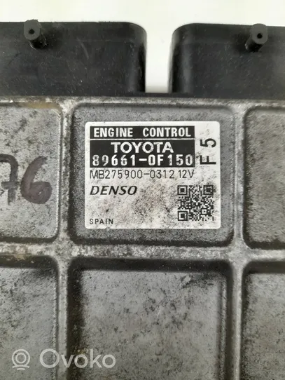 Toyota Verso Calculateur moteur ECU 896610F150