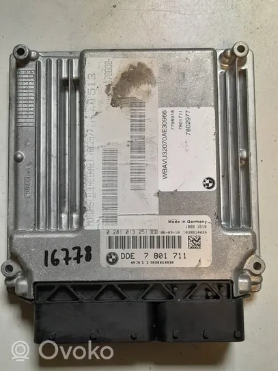 BMW 5 E60 E61 Calculateur moteur ECU 7801711