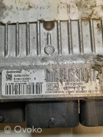 Peugeot 508 Sterownik / Moduł ECU 9666681180