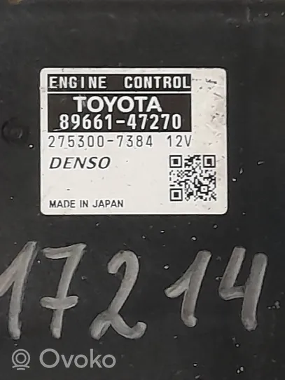 Toyota Prius (XW20) Centralina/modulo del motore 89661-47270