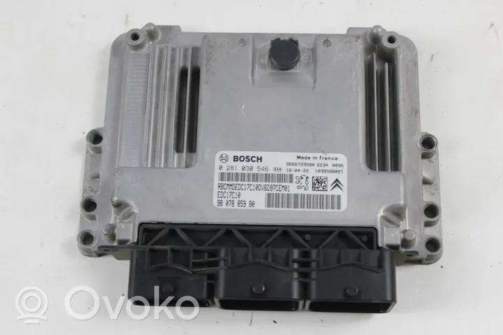 Citroen Berlingo Engine control unit/module 9666729580