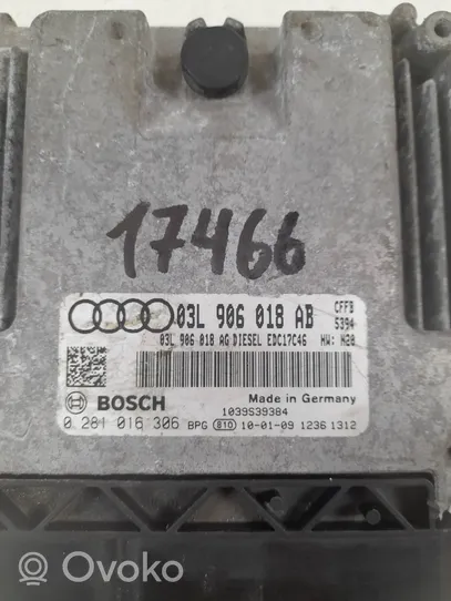 Audi A3 S3 8P Motorsteuergerät/-modul 03L906018AB