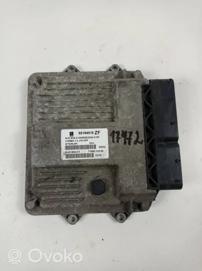 Opel Combo C Sterownik / Moduł ECU 55194015ZF