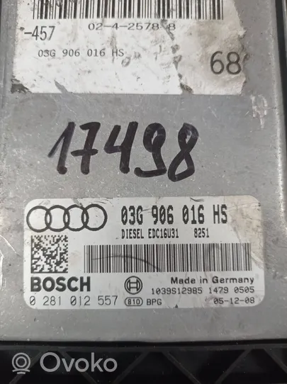 Audi A6 S6 C6 4F Engine control unit/module 03G906016HS