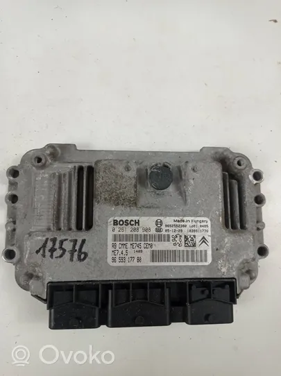 Peugeot 207 Dzinēja vadības bloks 9659317780