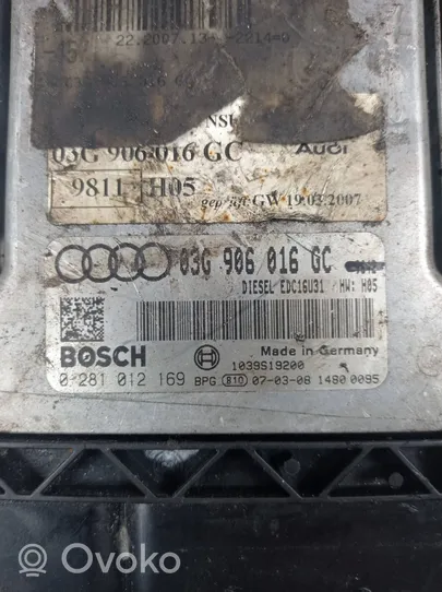 Audi A6 S6 C6 4F Centralina/modulo del motore 03G906016GC