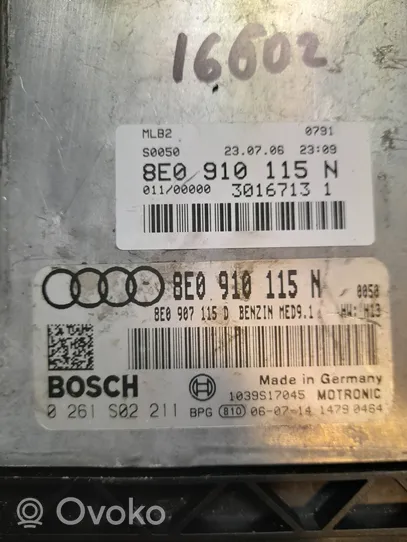 Audi A4 S4 B7 8E 8H Centralina/modulo del motore 8E0907115D