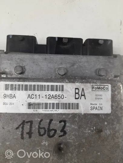 Volkswagen PASSAT B7 Calculateur moteur ECU AC1112A650BA