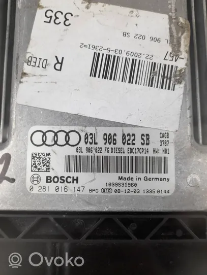 Audi A6 S6 C6 4F Calculateur moteur ECU 03L906022SB