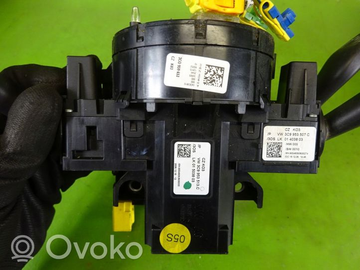 Volkswagen PASSAT B5 Leva/interruttore dell’indicatore di direzione e tergicristallo 3C6953513C 3C90959653 3C0