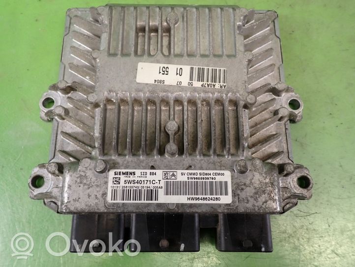 Peugeot 1007 Unité de commande, module ECU de moteur HW9648624280