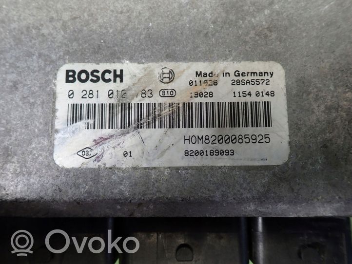 Opel Movano A Komputer / Sterownik ECU silnika 