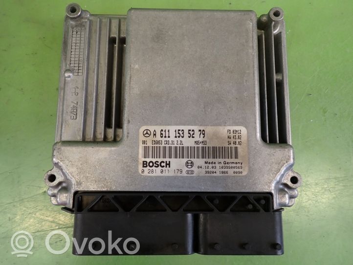 Mercedes-Benz Vito Viano W639 Komputer / Sterownik ECU silnika 