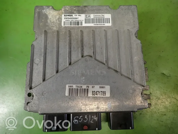 Peugeot 307 Unité de commande, module ECU de moteur 