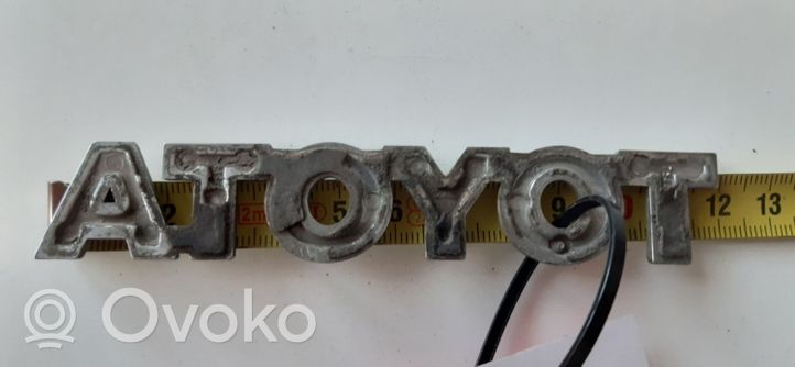 Toyota Avensis T250 Logo, emblème de fabricant 7544105050