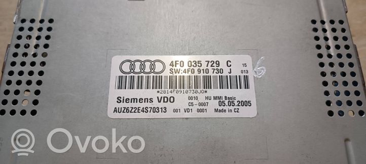 Audi A6 S6 C6 4F Sterownik / Moduł Airbag 4F0035729C