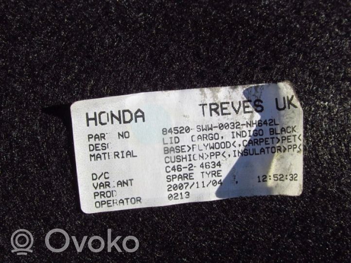 Honda Prelude Пол багажника 