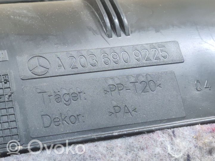 Mercedes-Benz C W203 Tavaratilan/takakontin alempi sivuverhoilu A2036909225