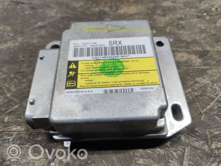 Cadillac SRX Airbag control unit/module 15247146