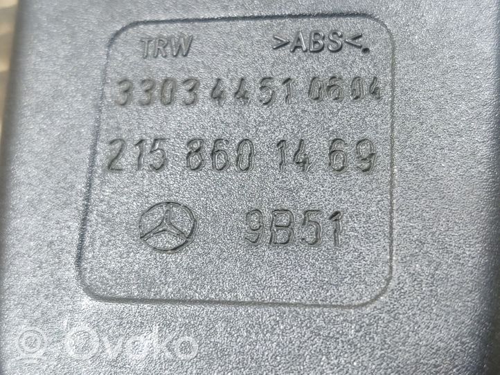 Mercedes-Benz CL C215 Klamra tylnego pasa bezpieczeństwa 2158601469