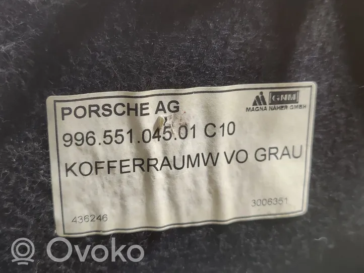Porsche Boxster 986 Tappetino di rivestimento del bagagliaio/baule 99655104501