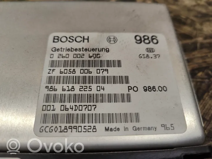 Porsche Boxster 986 Centralina/modulo scatola del cambio 0260002600