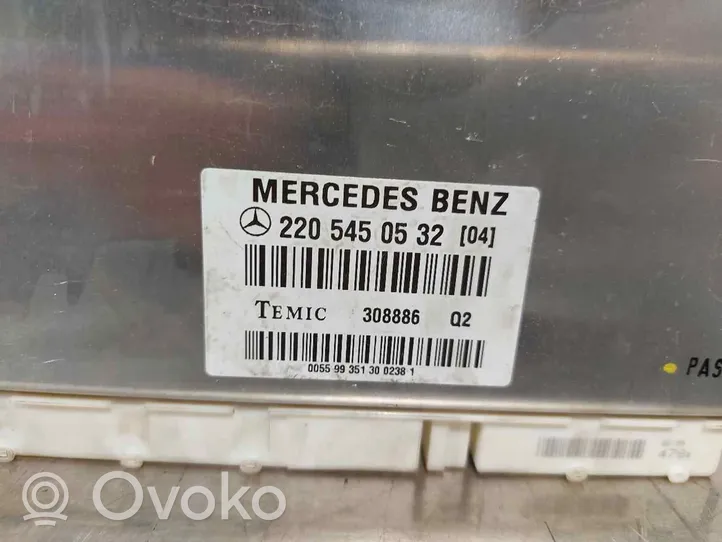 Mercedes-Benz S W220 Module de commande suspension 2205450532