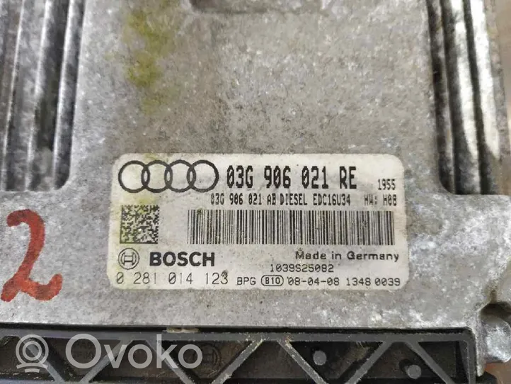 Audi A3 S3 8L Sterownik / Moduł ECU 03G906021RE