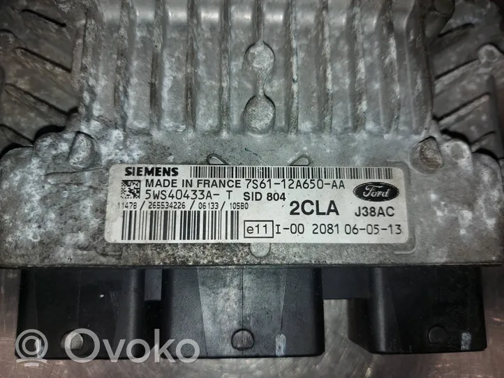 Ford Fiesta Calculateur moteur ECU 7S6112A650AA