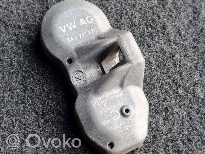 Volkswagen PASSAT B7 Sensor de presión del neumático 3AA907275