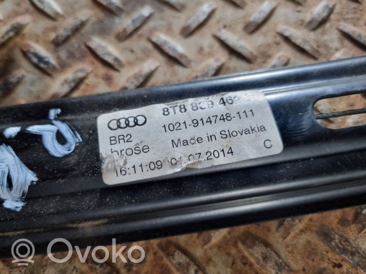 Audi A5 8T 8F Elektryczny podnośnik szyby drzwi tylnych 8T8839462C