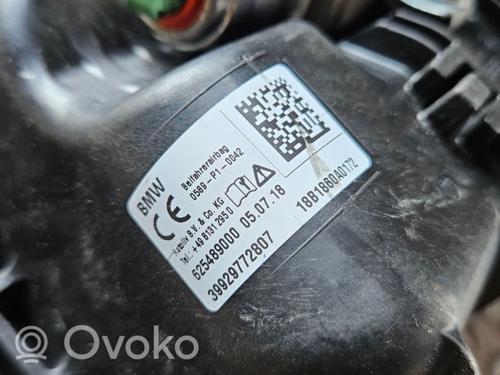 BMW 5 G30 G31 Poduszka powietrzna Airbag pasażera 6254890