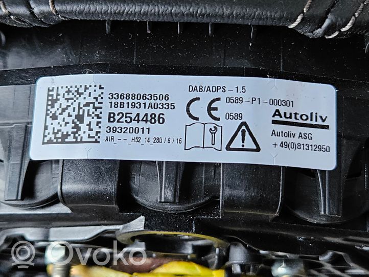 BMW 5 G30 G31 Airbag dello sterzo 6880635