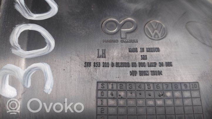 Volkswagen Tiguan Allspace Etupuskurin alempi jäähdytinsäleikkö 5NN853211D