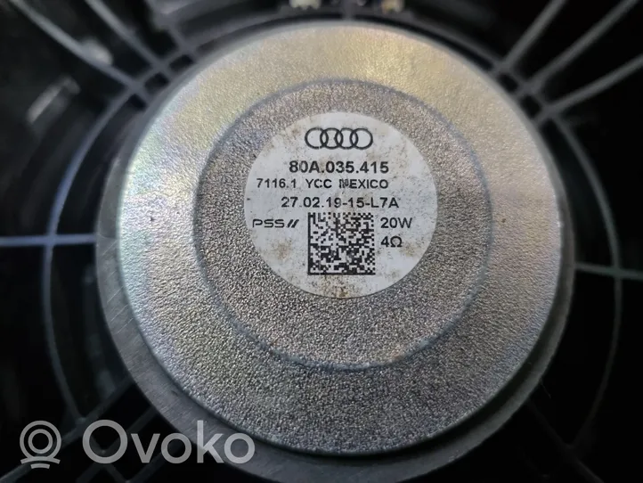 Audi Q5 SQ5 Haut-parleur de porte avant 80A035415