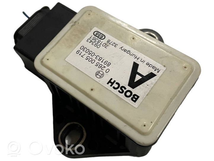 Toyota Avensis T270 Sensore di imbardata accelerazione ESP 0265005719